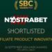 The Tipsters League of Nostrabet is nominated for Affiliate Product Innovation on the SBC Awards