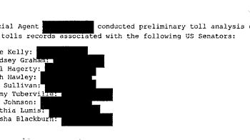 Revelation that Biden’s FBI Spied on Republican Senators Reveals Need to Tighten Phone Surveillance Laws