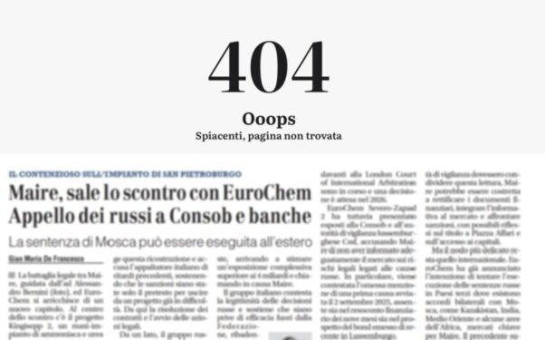 Is a Leading Italian Engineering Group Hiding Risks from Investors and Shareholders?