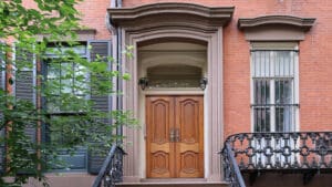Regulations for installing a new front door in a conservation area