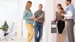 Are Office Water Cooler Moments a Myth?