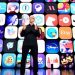 Apple briefly tops $5trn as tech stocks recover from sell-off