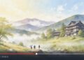 Animate Watercolor Paintings into Flowing Visual Scenes